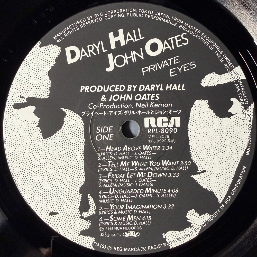 Daryl Hall & John Oates - Private Eyes (Япония 1981г.)
