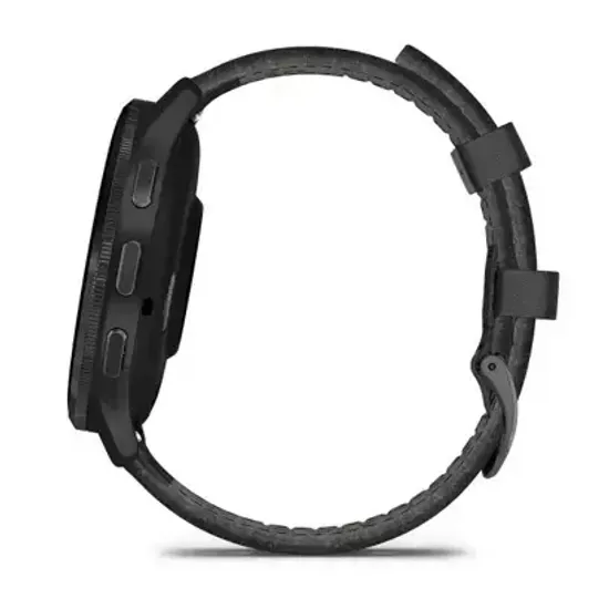 Смарт-часы Garmin VENU 3 black case and black leather band 010-02784-52