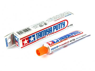 Tamiya Шпатлевка серая (Basic Type) туба 32 гр.