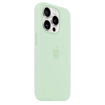 Силиконовый чехол с поддержкой MagSafe Apple Silicone Case для iPhone 15 Pro Max, Soft Mint (Пастельно-мятный)