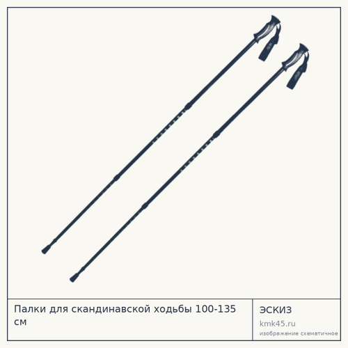 Палки для скандинавской ходьбы 100-135 см — от 1 800 ₽