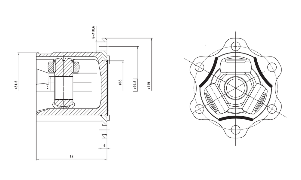 EWIGER - EW121150366-EWI - Joint Kit, drive shaft