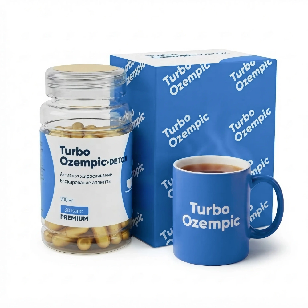 Комплекс для похудения Turbo Ozempic DETox чай + капсулы