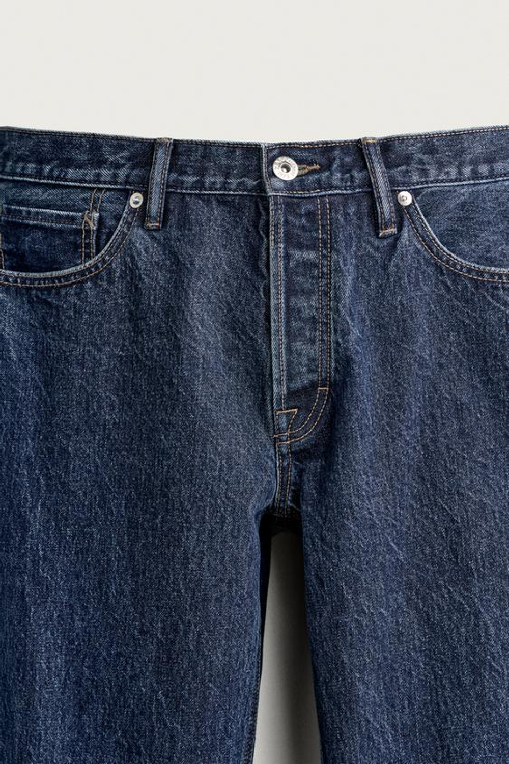 ZARA ДЖИНСЫ REGULAR FIT, ВЫЦВЕТШИЙ СИНИЙ