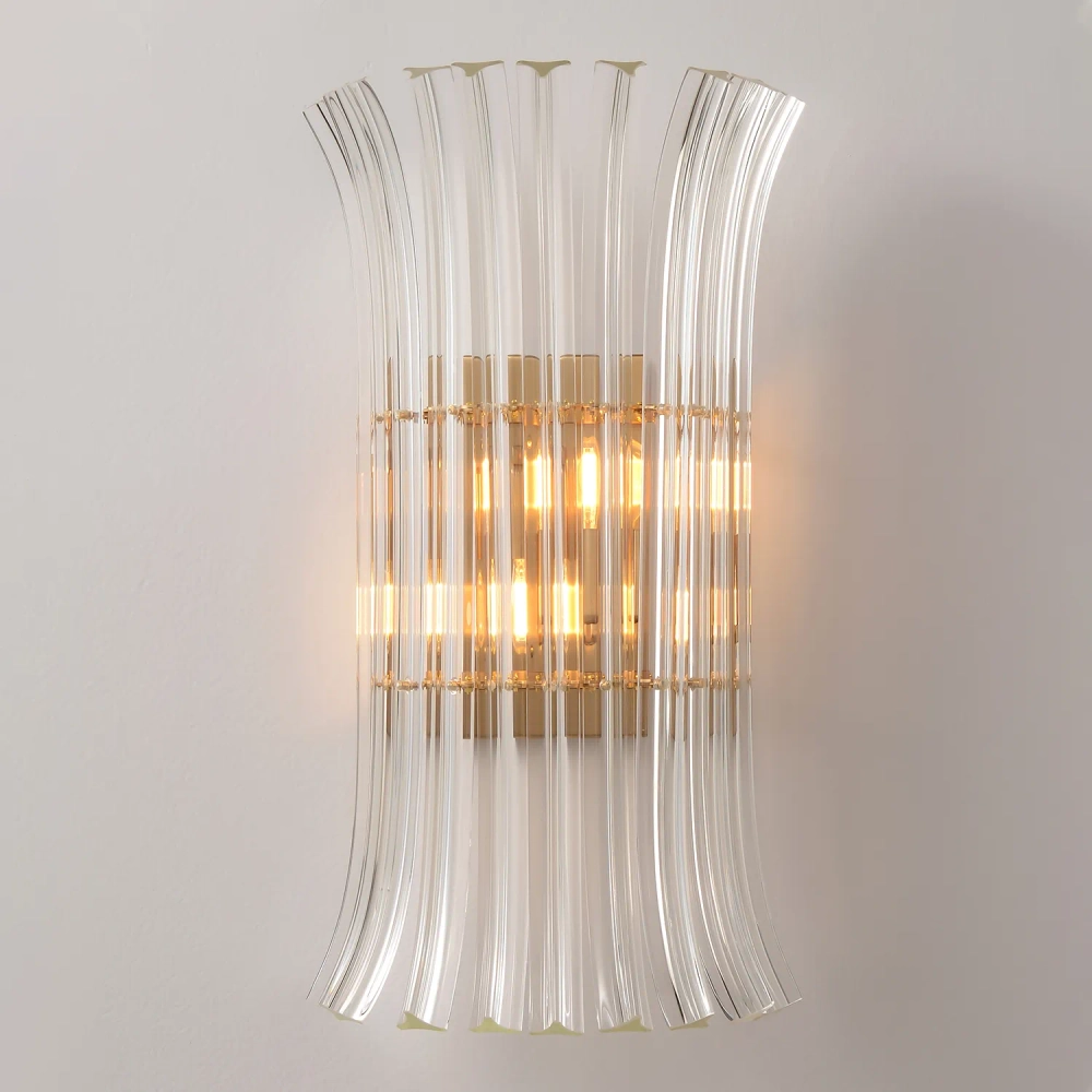 Бра Crystal Lux CASCADA AP2 BRASS