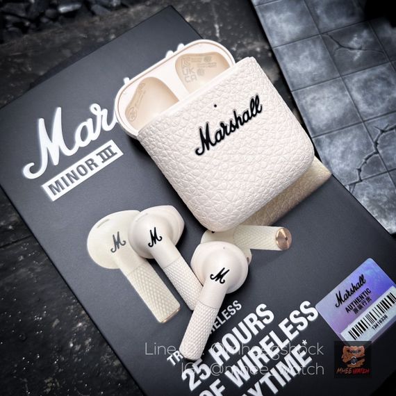 Qulaqcıq / Наушники / Headphones Marshall Minor III True Wireless white