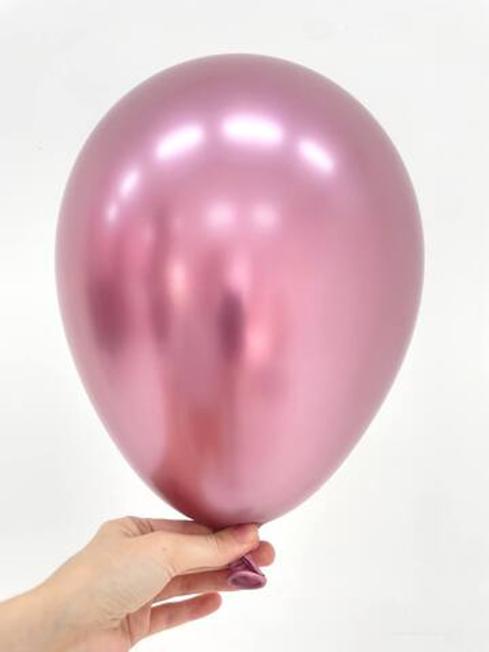 Шар S 12"/30 см, Хром Рефлекс (Зеркальные шары), Розовый