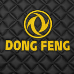 Ковры DongFeng GX, (экокожа, черный, черный кант, желтая вышивка)