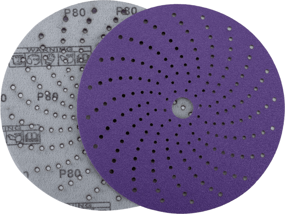 Круг абразивный c мультипылеотводом Purple, P400, PROBOS Forming CERAMIC FILM Hookit CF775, 125 мм