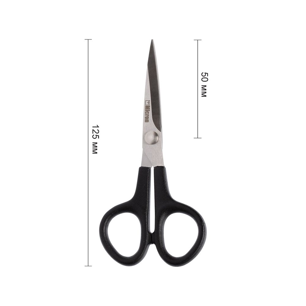 Ножницы рукодельные 12.5 см, в чехле Micron VIT-30