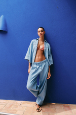 ДЖИНСОВАЯ РУБАШКА Z1975 С ШИРОКИМИ РУКАВАМИ — ZARA
