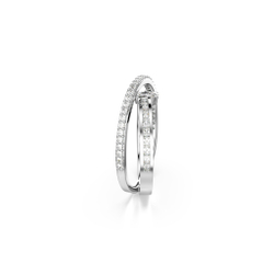 HYPERBOLA:RING 2 ROW WHITE/RHS 52