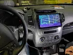 Магнитола для KIA Sorento 2 XM 2012-2020 c экраном климата снизу (рамка-накладка) - Kuberg OL-9870 (XM, рестайл) QLed, Android 12, Быстрая, CarPlay, 4G SIM-слот