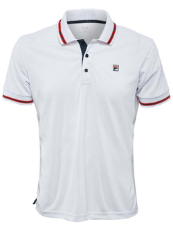 Мужское теннисное поло Fila Polo Button "Piro" M - white
