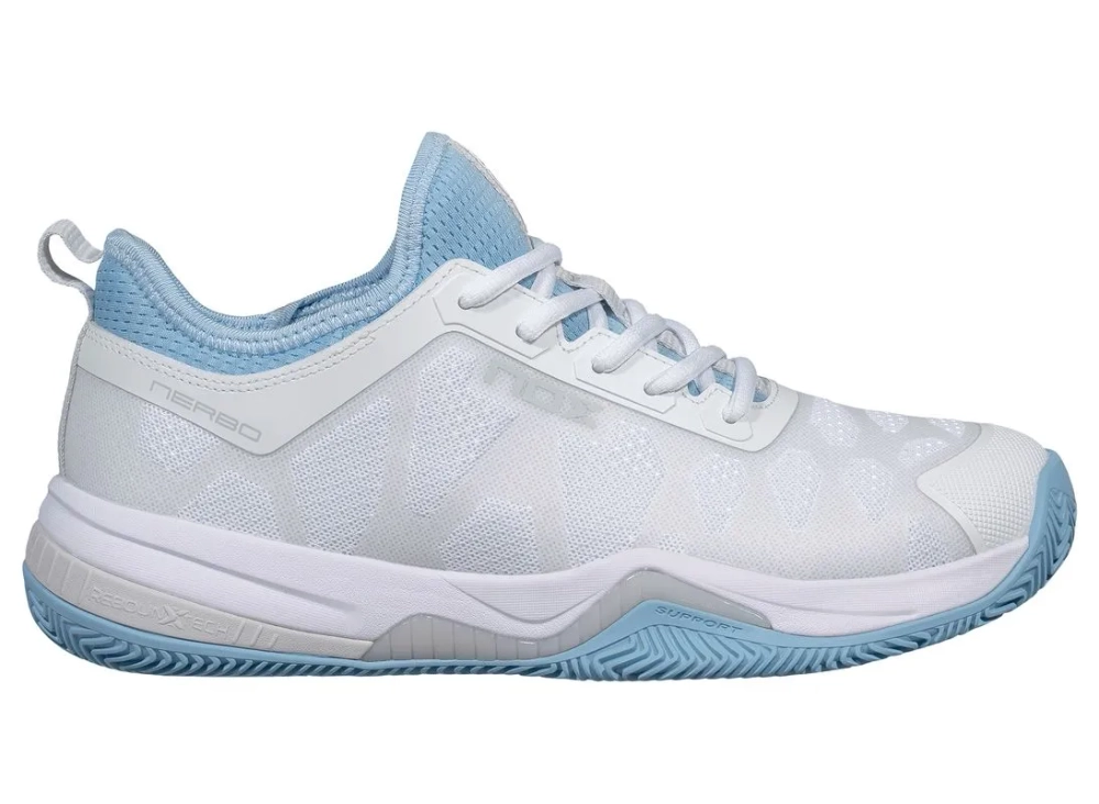 Женские кросовки для Padel NOX Nerbo - white/dusk blue