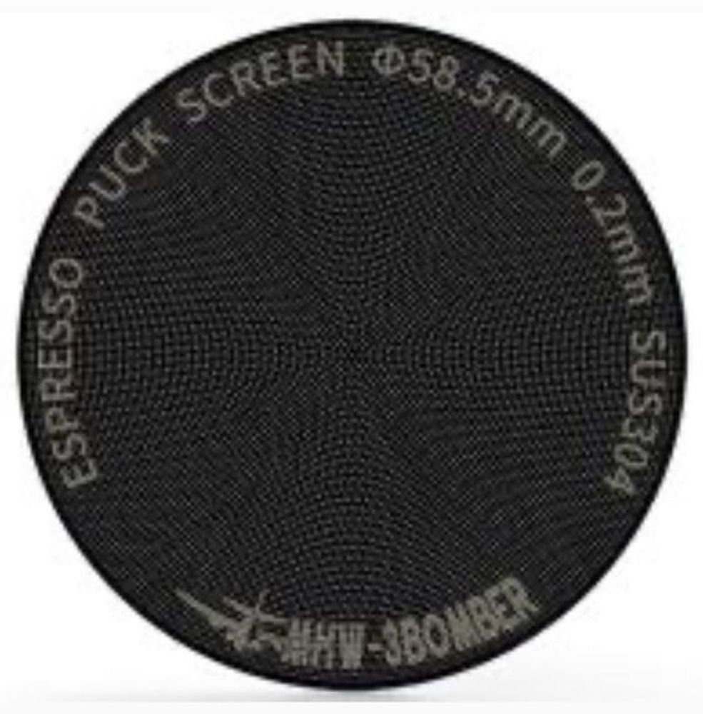 MHW-3BOMBER Диспенсионная сетка Espresso puck screen titanum black 58.35mm