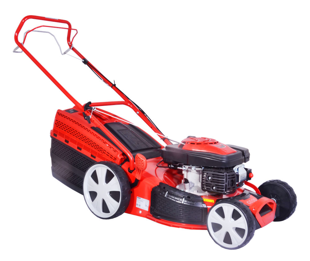 Газонокосилка бензо GEOS Comfort 46 SP-L Plus самох. (дв. GEOS Pro, 2.2кВт, 46см, мульч, 65л)