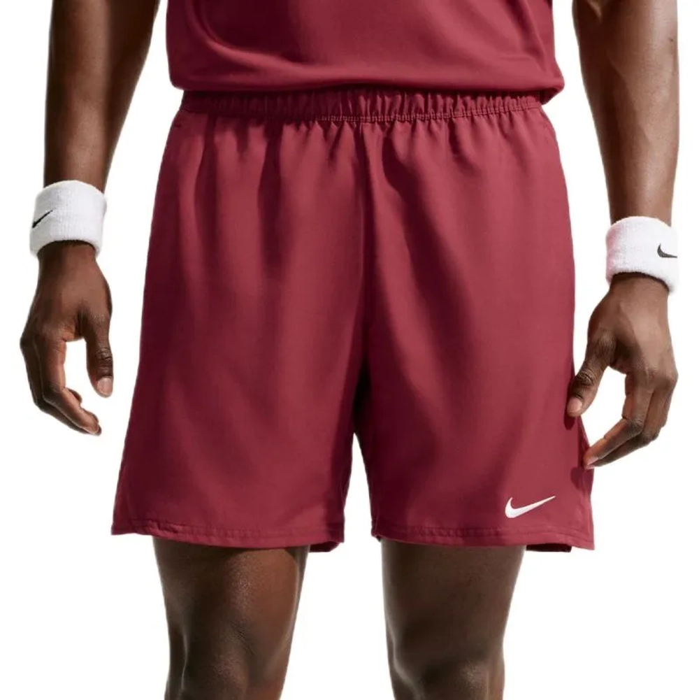 Мужские теннисные шорты Nike Court Dri-Fit Victory 7" - team red/white
