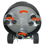 GROST PMP650-1 - Мозаично-шлифовальная машина по бетону - 220 В / 7,5 кВт