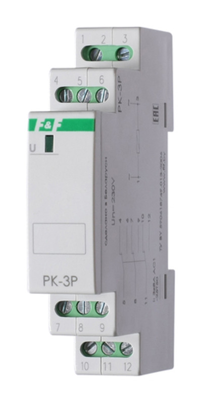 Реле электромагнитное PK-3P-12