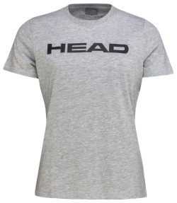 Женская теннисная футболка Head Club Lucy - grey melange