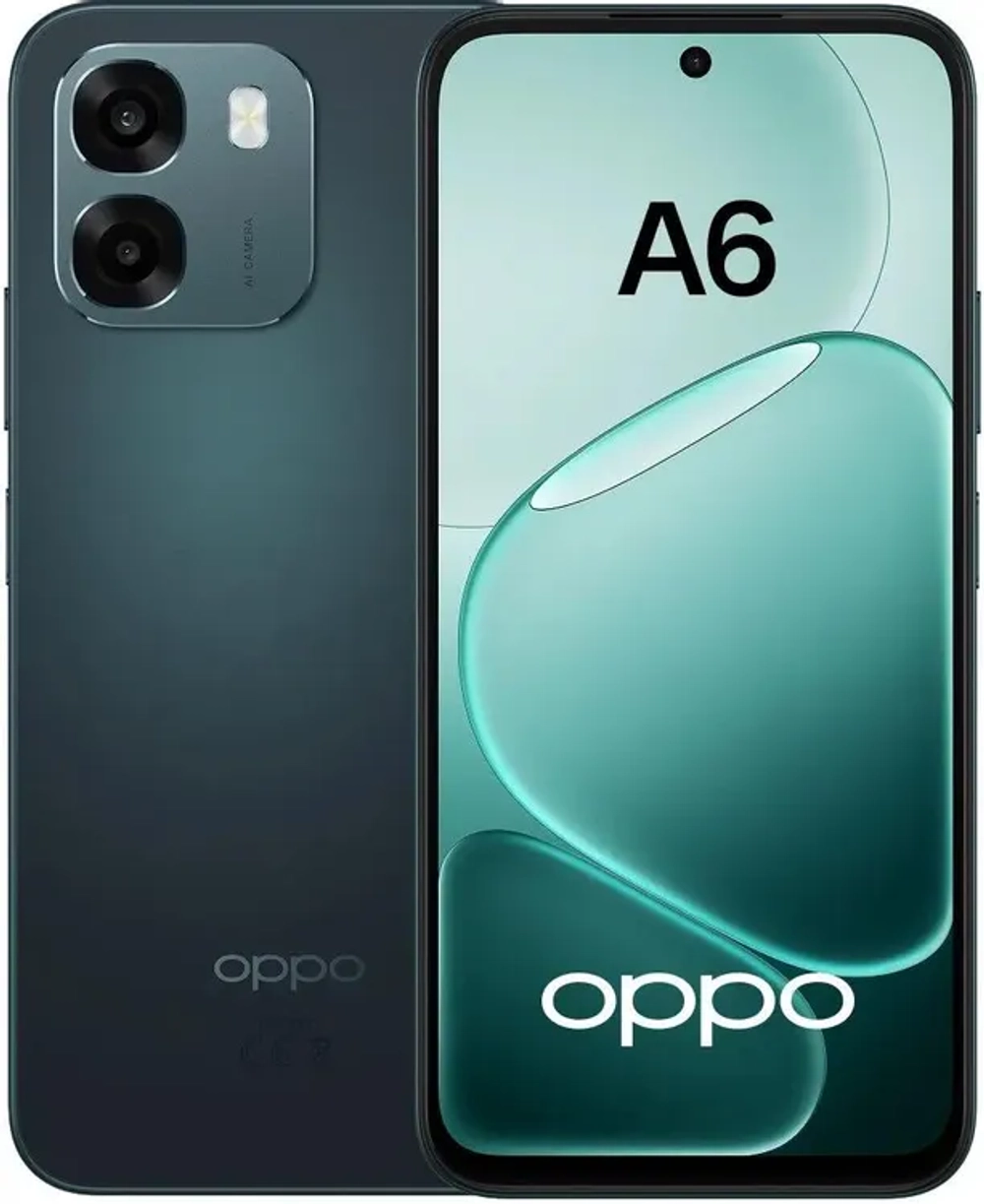 OPPO A6 8/256Gb, NFC, IPS, 120Гц, 7000мAч, изумрудный зеленый