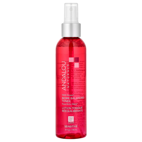 Andalou Naturals, 1000 Roses®, Biome, балансирующий тоник, для чувствительной кожи, 178 мл (6 жидк. унций)