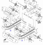 Накладка пластиковая Yamaha 8JE474210000