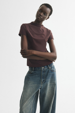 Топ Ponte di Roma с воротником-стойкой - H&M