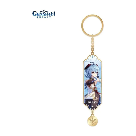 Брелок Genshin Impact металлический Character Banner Art Metal & Resin Keychain Adrift in the Harbor — повтор основного фото