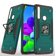 Противоударный чехол для Huawei P30 Lite зеленый с пластиной для магнитного автодержателя и кольцом подставкой, чехол на Хуавей П30 Лайт Противоударный чехол для Huawei P30 Lite зеленый с пластиной для магнитного автодержателя и кольцом подставкой, чехол на Хуавей П30 Лайт