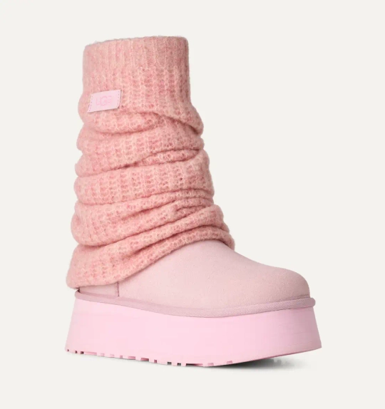 UGG Угги Classic Mini Dipper, светло-розовый