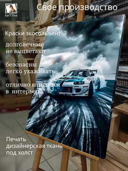 Картина Мастерство на повороте на стену 50x70см 1шт.