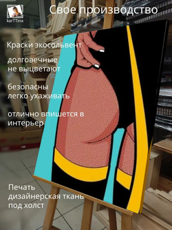 Картина на стену "Прикусила" 30х40см 1шт.