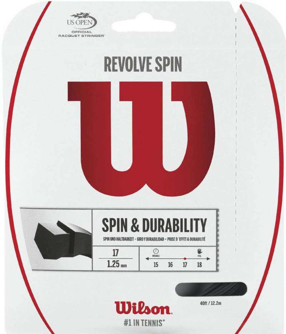 Теннисная струна Wilson Revolve Spin (12,2 м)