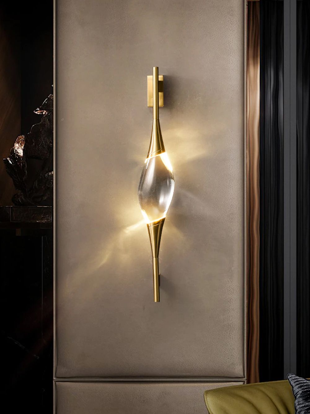 Настенный светильник Pezzo gold