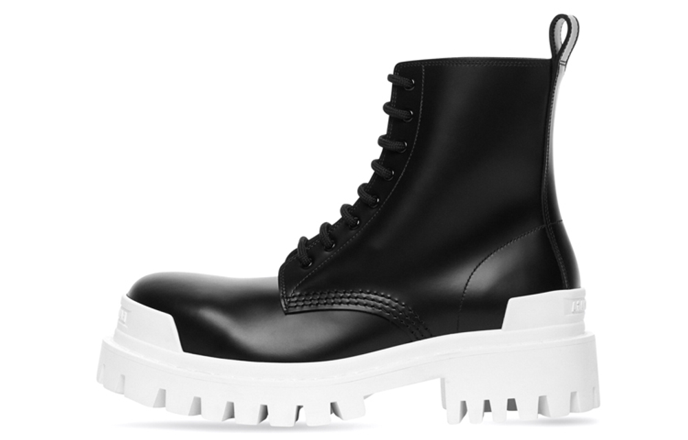Balenciaga Strike 20mm Bootie "Black White" Women"s