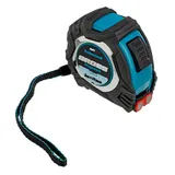 Рулетка Magnetisch 5 м х 19 мм,обрезиненный корпус,автоматическая фиксация,Нейлоновое покрытиеытие,зацеп с магнитом Gross — фото 1