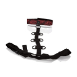 Фиксация для рук и шеи Scandal Collar Body Restraint (Цвет: черный с красным)