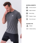 Футболка Lightweight Sporty T-shirt “Grey” 325 Серая