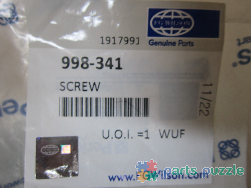 Болт крепления крышки ГРМ / SCREW АРТ: 998-341