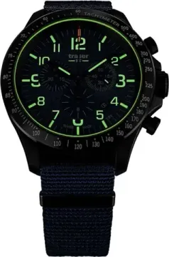 Швейцарские тактические часы Traser P67 Officer Chrono Blue 109461