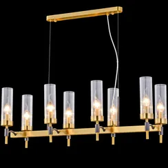 Подвесная люстра  IL5177-8LLS-29 BRASS TUBO ILLUMICO