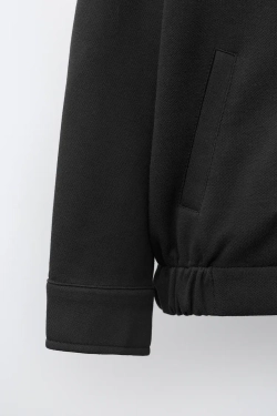 ZARA БОМБЕР COMFORT, МЯГКИЙ СЕРЫЙ