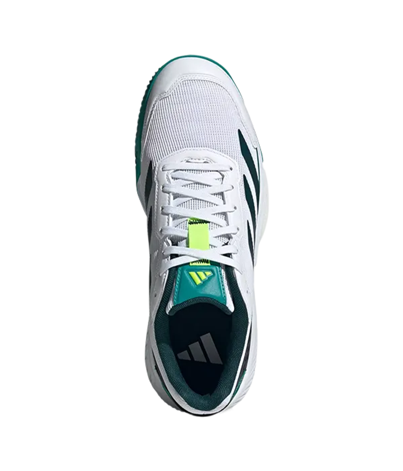 Adidas Courtquick Падел М Белые-Зеленые Кроссовки 2025