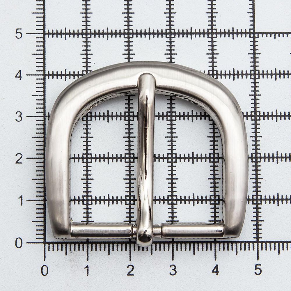 Пряжка ременная металл 35.0 мм (внешн. 48х43 мм), T.Silver, MR121, 3 шт