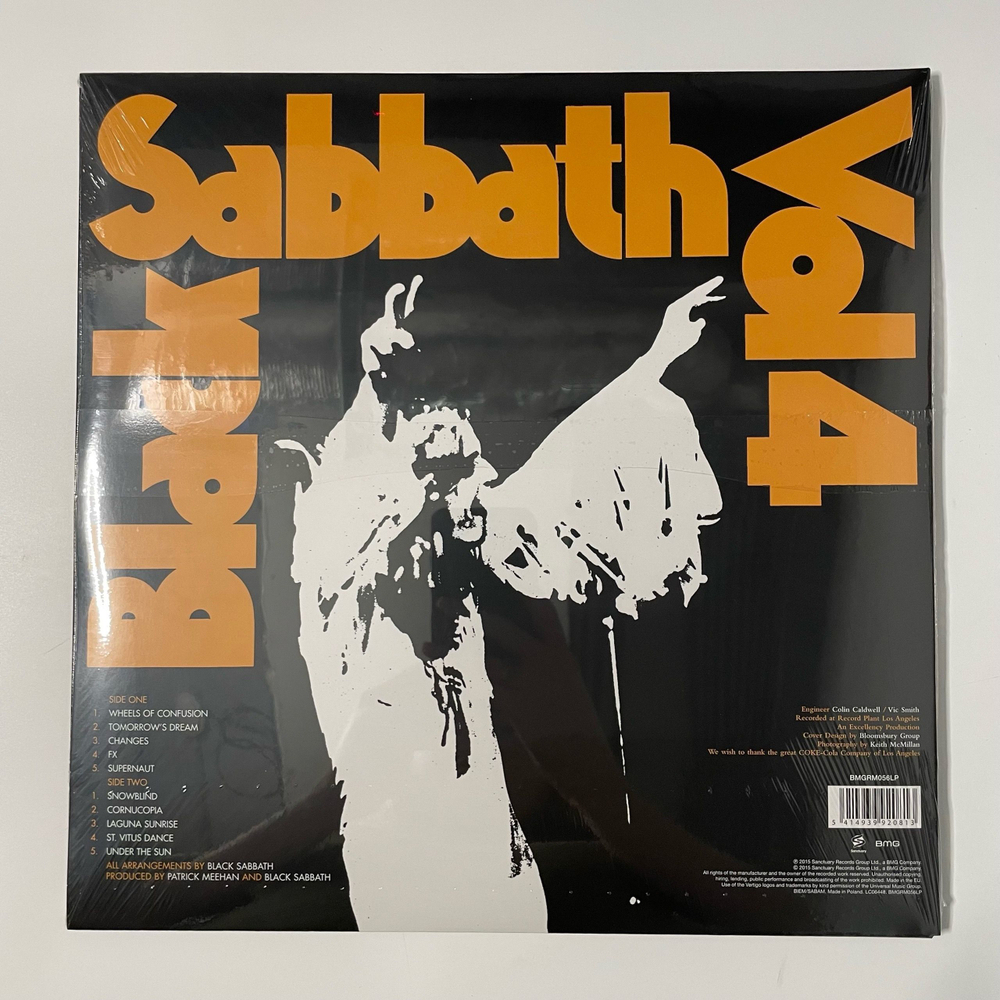 Виниловая пластинка LP Black Sabbath Vol 4 (Европейский Союз)