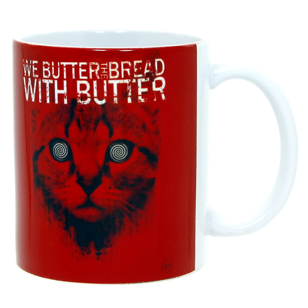 Кружка керамическая We Butter the Bread with Butter