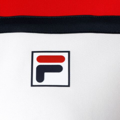 Мужское теннисное поло Fila Steve T-Shirt Men - White, Red