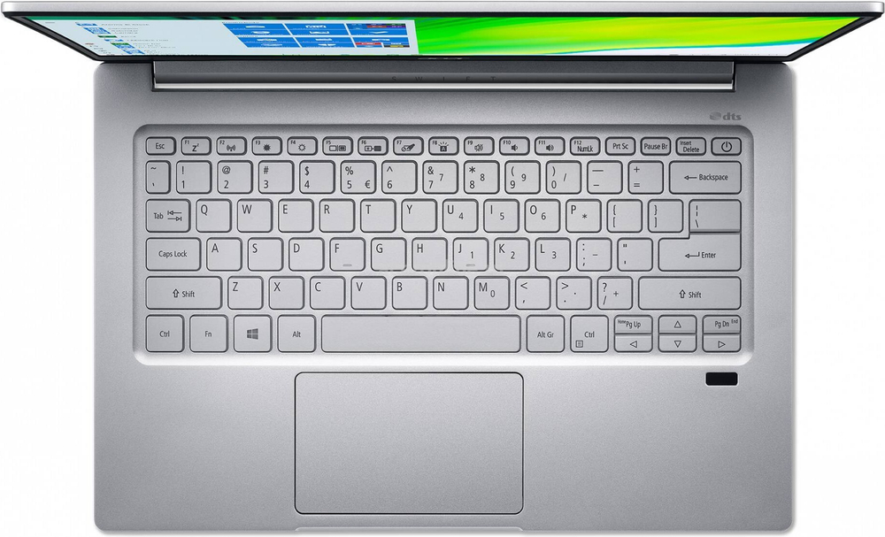 Ноутбук Acer Swift SF314-59-5414 14; 1920x1080 (Full HD), Intel Core i5 1135G7, 2400 МГц, 8 Гб DDR-4, 512 Гб SSD, Intel Iris Xe Graphics, Wi-Fi, Bluetooth, Cam, Eshell, серебристый